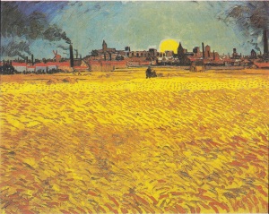 Van_Gogh_-_Weizenfeld_bei_Sonnenuntergang